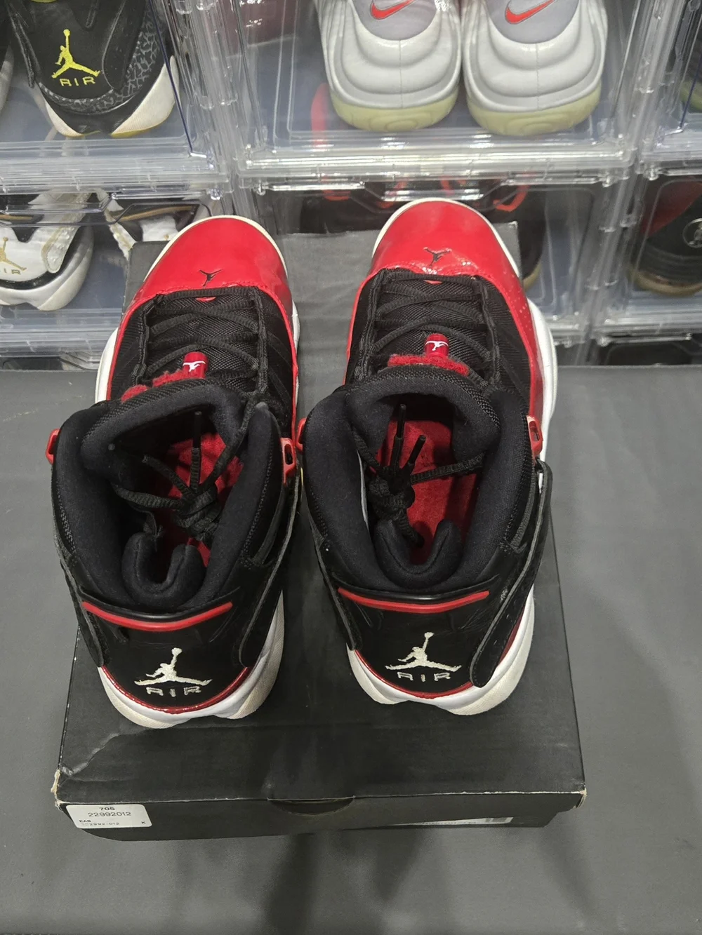 Mens Nike Air Jordan 6 Rings (Size 11) Red & Black